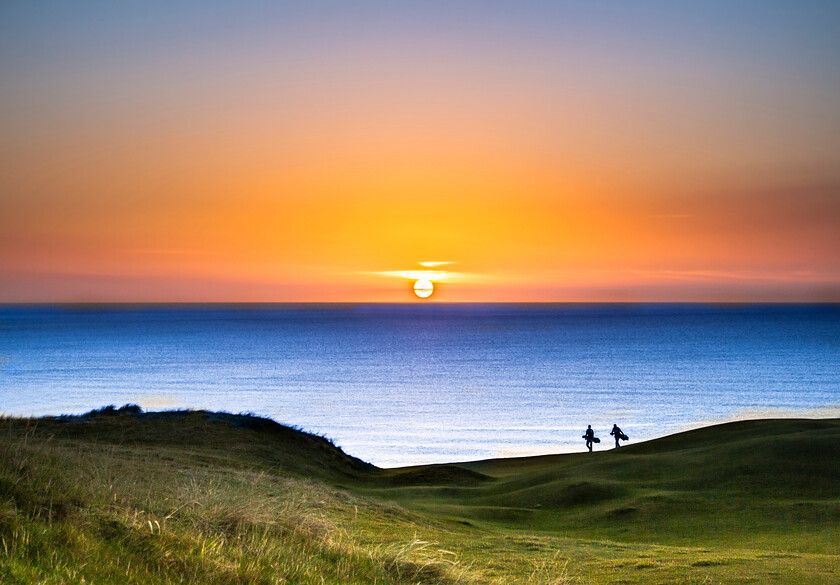 Sunset-Golfers